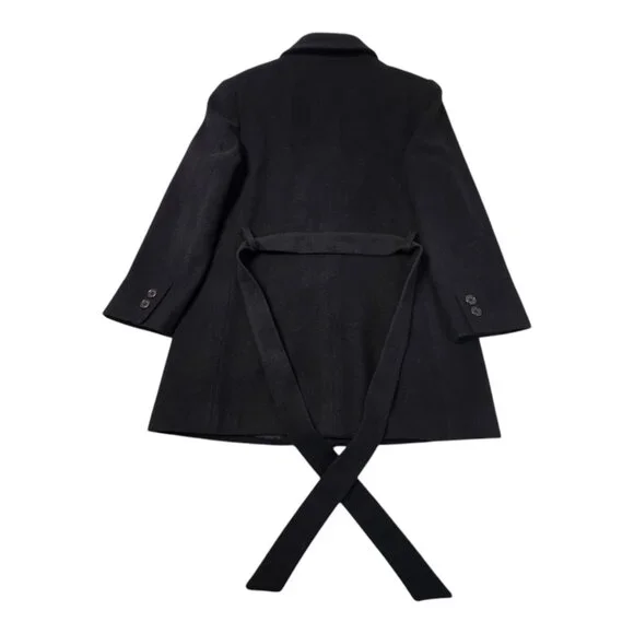 Jones New York Women's Double Breasted Peacoat XL Black Pre-owned - Picture 3 of 11